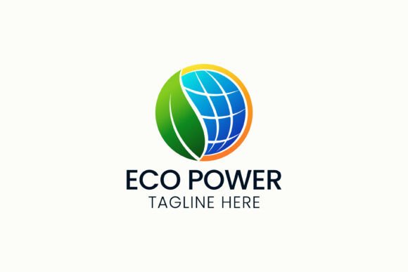 Eco Power Renewable Energy Logo Design