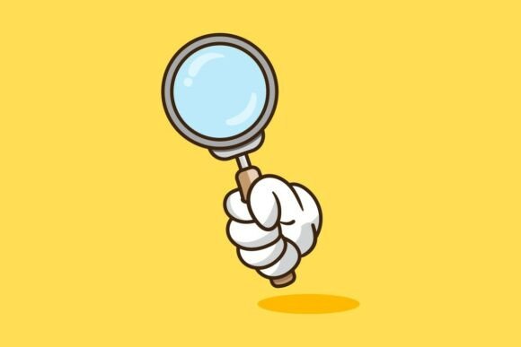 Hand Holding a Magnifying Glass: A Simple Vector That Does Real Work