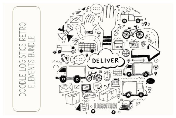 Logistics and Delivery Service Doodle