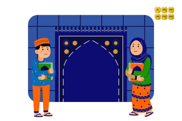 Muslim Couple with Quran