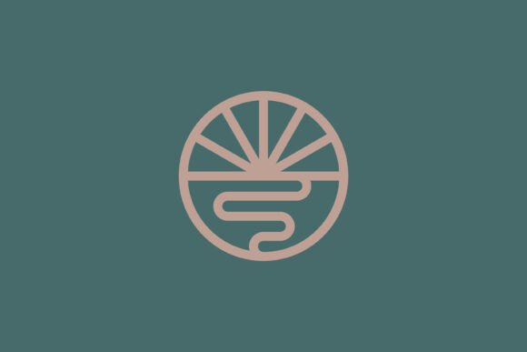 Sunrise Path Logo for Nature Lifestyle