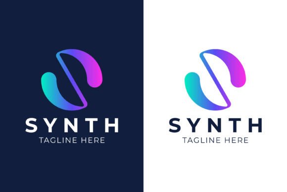 Synth Letter S Abstract Technology Logo
